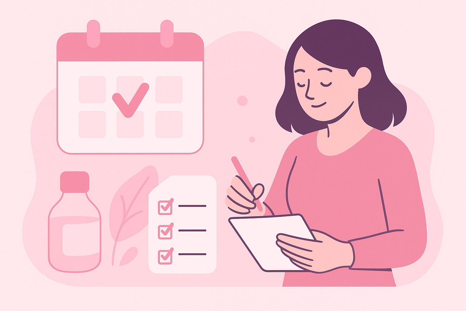 Smear test preparation illustration